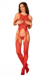 Bodystocking  N122 - Obsessive - S/M/L, Rouge